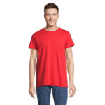 CRUSADER T-Shirt recycelt 150 g/m² Rot – Vorderansicht