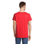 CRUSADER T-Shirt recycelt 150 g/m² Rot – Rückansicht