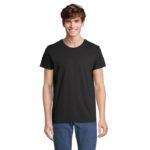 CRUSADER T-Shirt recycelt 150 g/m² Schwarz – Vorderansicht