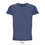CRUSADER T-Shirt recycelt 150 g/m² Blau – Vorderansicht