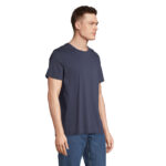 CRUSADER T-Shirt recycelt 150 g/m² Blau – Seitenansicht