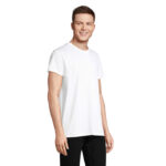 CRUSADER T-Shirt recycelt 150 g/m² White – Seitenansicht