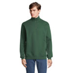 CONRAD Sweatshirt mit 1/4-Reißverschluss Grün – Vorderansicht