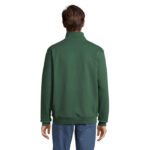 CONRAD Sweatshirt mit 1/4-Reißverschluss Grün – Rückansicht