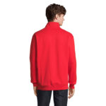 CONRAD Sweatshirt mit 1/4-Reißverschluss Rot – Rückansicht