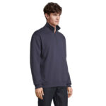 CONRAD Sweatshirt mit 1/4-Reißverschluss Blau – Seitenansicht