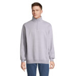CONRAD Sweatshirt mit 1/4-Reißverschluss Grau – Vorderansicht