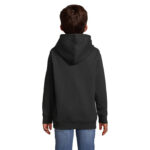 CONDOR Hoodie Kinder Schwarz – Rückansicht