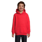 CONDOR Hoodie Kinder Rot – Vorderansicht