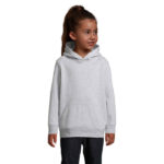 CONDOR Hoodie Kinder Grau – Vorderansicht