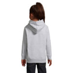 CONDOR Hoodie Kinder Grau – Rückansicht