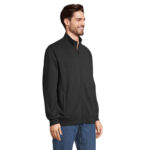 COOPER Full-Zip-Sweatshirt Schwarz – Seitenansicht