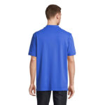 PEGASE Poloshirt Bio-Baumwolle 210 g/m² Blau – Rückansicht