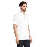 PEGASE Poloshirt Bio-Baumwolle 210 g/m² White – Seitenansicht