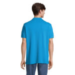 PACIFIC Poloshirt Herren Blau – Rückansicht
