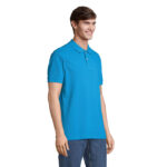 PACIFIC Poloshirt Herren Blau – Seitenansicht