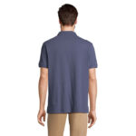 PACIFIC Poloshirt Herren Blau – Rückansicht
