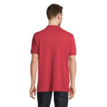 PACIFIC Poloshirt Herren Rot – Rückansicht