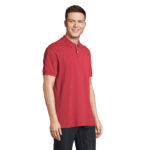 PACIFIC Poloshirt Herren Rot – Seitenansicht