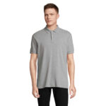 PACIFIC Poloshirt Herren Grau – Vorderansicht