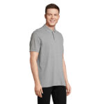 PACIFIC Poloshirt Herren Grau – Seitenansicht