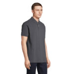 PACIFIC Poloshirt Herren Grau – Seitenansicht