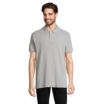 PACIFIC Poloshirt Herren Grau – Vorderansicht