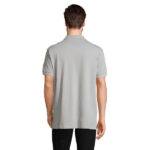 PACIFIC Poloshirt Herren Grau – Rückansicht