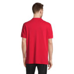 PACIFIC Poloshirt Herren Rot – Rückansicht