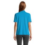 PACIFIC Poloshirt Damen Blau – Rückansicht