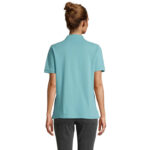 PACIFIC Poloshirt Damen Blau – Rückansicht