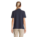 PACIFIC Poloshirt Damen Blau – Rückansicht