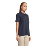 PACIFIC Poloshirt Damen Blau – Seitenansicht