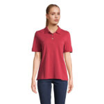 PACIFIC Poloshirt Damen Rot – Vorderansicht