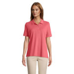 PACIFIC Poloshirt Damen Rosa – Vorderansicht