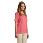 PACIFIC Poloshirt Damen Rosa – Seitenansicht