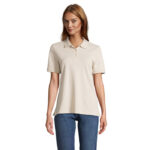 PACIFIC Poloshirt Damen Grau – Vorderansicht