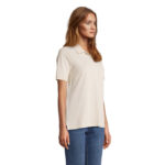 PACIFIC Poloshirt Damen Grau – Seitenansicht