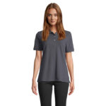 PACIFIC Poloshirt Damen Grau – Vorderansicht