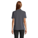 PACIFIC Poloshirt Damen Grau – Rückansicht