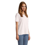 PACIFIC Poloshirt Damen Rosa – Seitenansicht