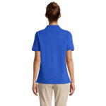 PACIFIC Poloshirt Damen Blau – Rückansicht
