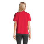 PACIFIC Poloshirt Damen Rot – Rückansicht