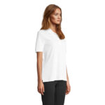PACIFIC Poloshirt Damen White – Seitenansicht