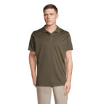 PITCHER Poloshirt Unisex Grün – Vorderansicht