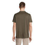 PITCHER Poloshirt Unisex Grün – Rückansicht