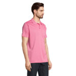 PITCHER Poloshirt Unisex Rosa – Seitenansicht