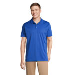 PITCHER Poloshirt Unisex Blau – Vorderansicht