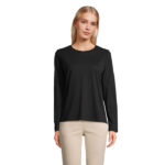 MONARCH T-Shirt Damen Schwarz – Vorderansicht