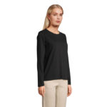 MONARCH T-Shirt Damen Schwarz – Seitenansicht